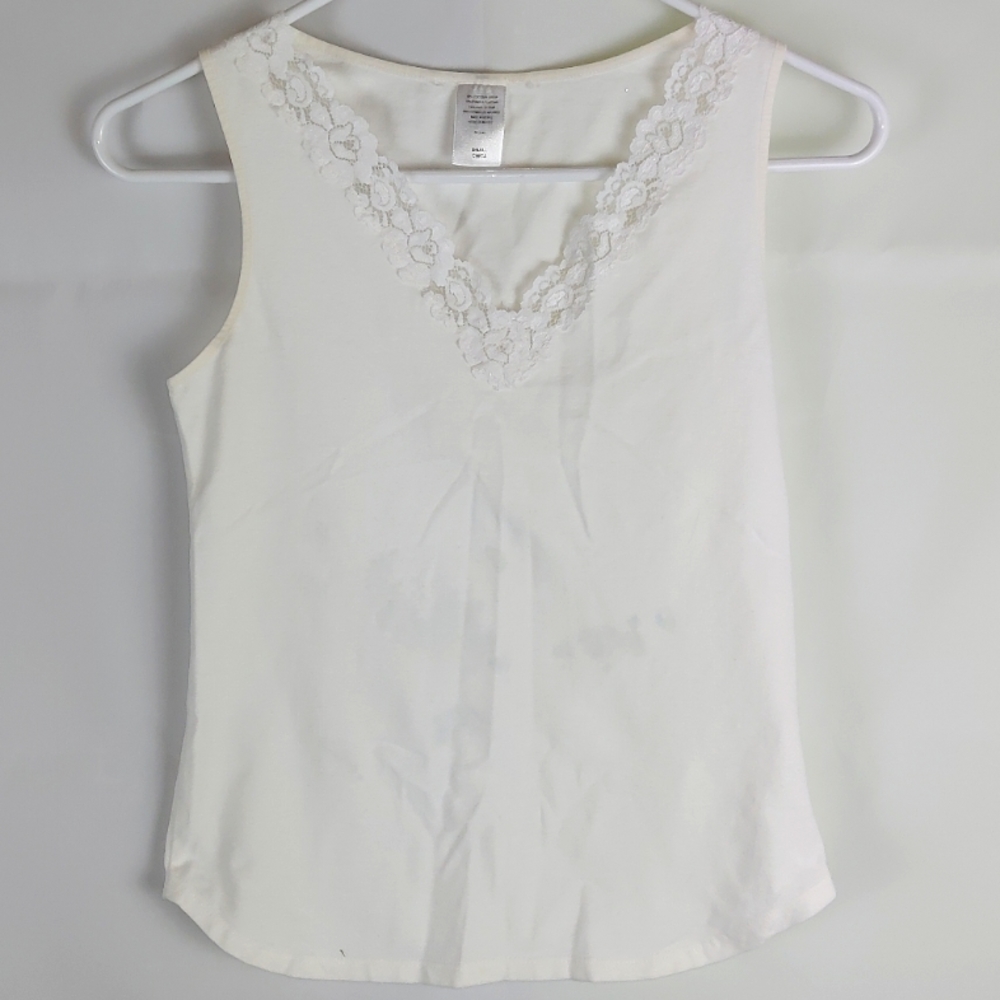 Obbi Floral Tank Top Blouse Womens S Casual Summer Cotton Gorpcore Grandma Core